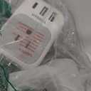 TESSAN 2 Prong to 3 Prong Outlet Adapter 2 Pack, US to Japan Plug Adapter with 4 Outlets 3 USB (1 USB C PD 20W), Outlet Adaptor US to Japan China Mexico Philippines Canada Peru Thailand Vietnam