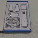 Dog Clippers Grooming Kit Hair Clipper-Low Noise Paw Trimmer- Rechargeable - Cordless Quiet Nail Grinder Shaver for Cats and Other Pets (Silver)