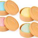 4 PCS Colorful Dumpling Stress Balls Fidget Sensory Toy,Squeeze Dough Ball Stress Relief Hand Toy,Bun with Food Steamer Stretchy Desk Toys