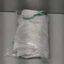 Womens Summer Lace Short Sleeve Round Neck Mini Babydoll Dress Loose Sheer Mesh Ruffle Short A-Line Dresses, L, White