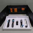 14" Triple Laptop Screen Extender, 1080P FHD IPS Ultra-Slim Portable Dual Monitor for Laptop, USB C HDMI Plug-Play Monitor Extender for Triple Display for MacOS/Windows, Fits 13-17.3" Laptops