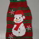 NACOCO Dog Snow Sweater - Snowman Holiday Xmas Christmas Pet Clothes for Small Dog and Cat (Snowman, S) (Small (Pack of 1), 1-Red Snowman)