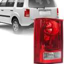 Huray Left Tail Light Assembly for Honda Pilot 2009-2015 [33500-SZA-A01] [With Blubs] OE Tail Lamp Replacement Driver Side