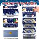 Jaywayang 4PCS Christmas Money or Gift Card Holder with 10 Slots, Surprise Cash Envelope Holders for Men Women Girls Boys