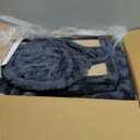 Heybly Cat Tree, Cat Tower for Indoor Cats, Multi-Level Cat Furniture Condo for Cats with Padded Plush Perch, Cozy Basket and Scratching Board, Smoky Gray HCT014G (56 inch)