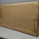 WINKAILIN Minimalist White and Gold Line Artwork with Frame Hand Painted Abstract Canvas Wave Wall Art for Bedroom Living Room Office 24"x48"