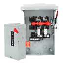 2P 60Amp 110/240V 2 Wire Fusible Heavy Duty Safety Switches Ac Disconnect Switches Box Quick Disconnect Safety Switch Equipped with Fuses