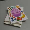 Karenhi 48 Sheets Scented Cupcake Stickers Scratch and Sniff Make a Cupcake Sheet Smelly Make Your Own Mix and Match Dessert Stickers for Kids DIY Baking Birthday Party Favors Craft Reward Supplies