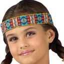 Fun World girls Native American (Medium 8 - 10, Brown)