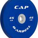 CAP Barbell Rubber Olympic Bumper Plate | 45lbs