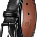 CHAOREN Men's Belts Leather Gift for Men - Ideal Match for Mens Dress Shoes (38 (Fits Waist 36"-37"), Black)