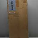 Set of 2 Tall Planter, 21 inch Large Plastic Planter with Drain Hole & Saucers, Large Outdoor Planters for Porch, Garden, Patio, Balcony,(Brown)