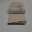 Bedsure 100% Washed Cotton Duvet Cover Queen - Beige Minimalist Cotton Duvet Cover Set Linen Like - 3 Pieces GentleSoft™ Plain Simple Bedding Set with 2 Pillow Shams (Beige, Queen, 90"x90")