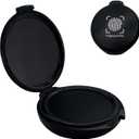 Fingerprint Ink Pad, Black Thumbprint Ink Pad for Notary Supplies Portable Fingerprint Kit for Identification Security ID Fingerprint Cards Law Enforcement Fingerprint Stamp Ink Pad (Black, 1 Pack)