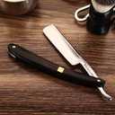 straight razor wooden scale vintage razor for men & barber shaving ready without stabilizer