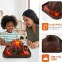 Toddmomy 5Pcs Volcanic Model Volcano Science Kit Eruption Toy DIY Demonstration Props Educational Craft Kits