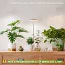 Plant Grow Light for Indoor Plant,Bamboo Mini LED Grow Light Garden,Height Adjustable,Automatic Timer with 8/12/16 Hours1 Pack