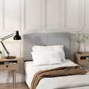 Furinno Roanne Upholstered Headboard, Twin, Glacier