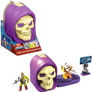 MEGA Masters of The Universe Trap Jaw Laser Cannon Skeletor Skull Construction Set, Building Toys for Boys, Pack of 2
