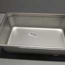 Winco Full Size 6" Deep Metal Food Pan / Steam Table Pan, Anti-Jam, 25 Gauge
