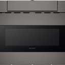 Sharp SMD2470AH 24" Microwave Drawer with 1.2 cu. ft. Capacity in Black Stainless Steel