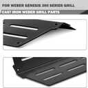 Genesis E310 Grill Replacement Parts 7621 Flavorizer Bars Parts 7524 Grill Grates 65505 Heat Deflector Weber Genesis E-330 E-310 S-330 EP-330 Grill Parts 7620 Flavor Bars Cooking Grates Replacement