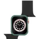 2 x 3 Pack Multi-Color Cases with Tempered Glass Screen Protector for Apple Watch Series 7/8/9 45mm, Navy Blue + Wine Red(Dark Red) + Pine Green, Smooth Touch, Easy Installation, Full Screen Shield, High Protection