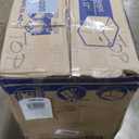 Sustaiova GYJ10-P10 1500W Portable Clothes Dryer, Electric Drying Machine for Laundry with Steel Tub for Apartment, Dorms, Compact Dryer for Small Space, Black/White