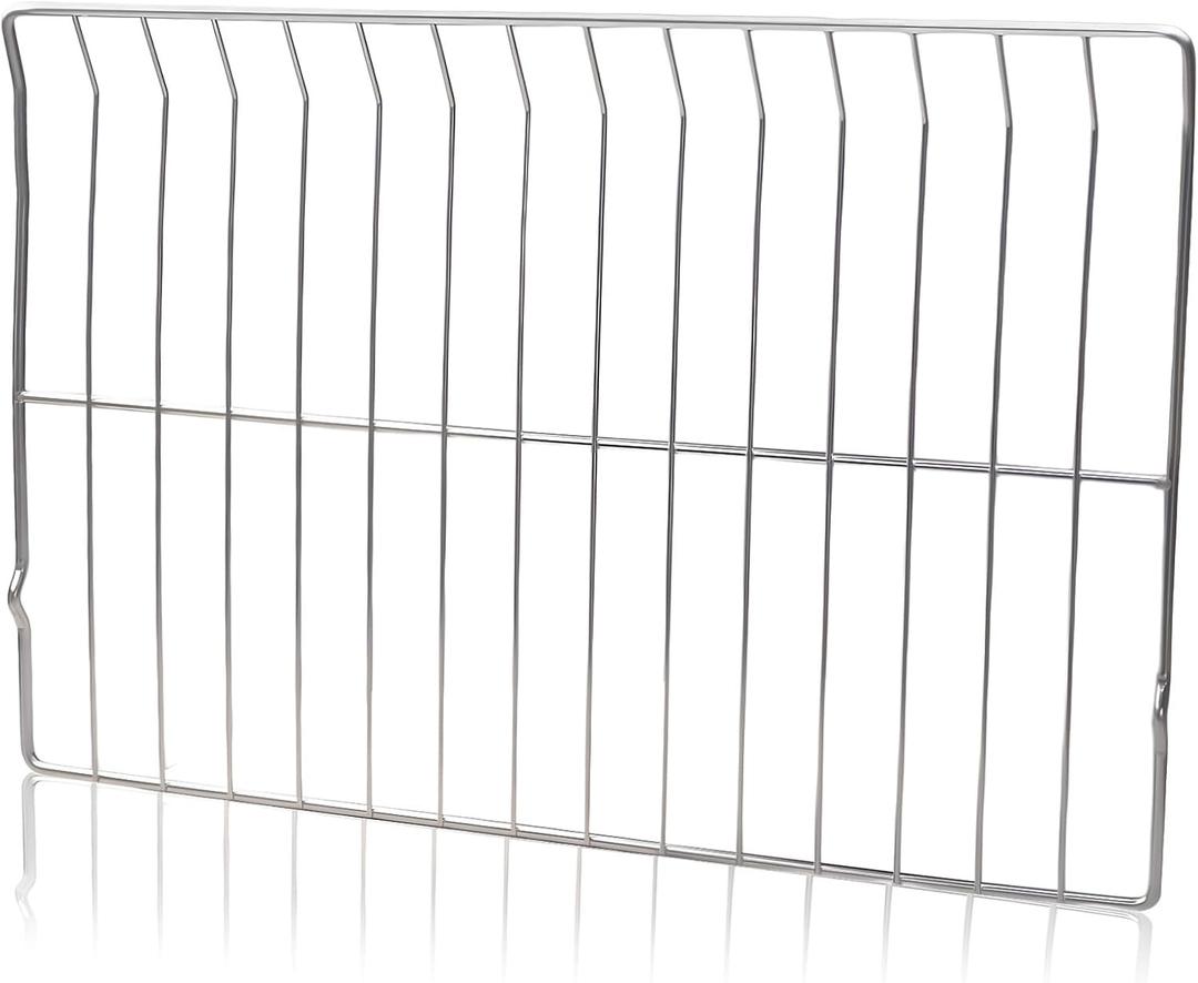 Upgraded DG75-01001C DG75-01001D Oven Racks Replacement Compatible with Samsung Stove Oven Parts DG75-01001A, DG75-01001B, AP5671425 PS7321783 NX58H9500WS NX60A6511SS, 24.5 x 16"(1 Pack)