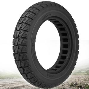10X2.125 Solid Tire: 10x2/54-152 Tubeless Tyre Replacement for Gotrax Turboant X7 Hiboy S2 Pro MAX Electric Scooter, 50/75-6.1, 10x2 Inch Rubber Honeycomb Front Rear Wheels Black