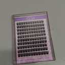 GAQQI Lash Clusters, GQ19 False Eyelashes DIY Lash Extensions C Curl Cluster Lashes 120PCS 12MM Only, Natural and Wispy Individual Lash Wisps (GQ19,12mm,C Curl )