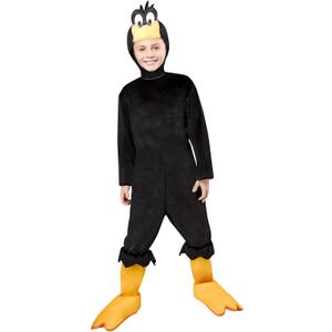 Rubies Child's Looney Tunes Daffy Duck Costume Jumpsuit and Headpiece (Large)