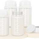 4PC 10oz/300ml Breast Milk Storage Bottles Compatible with Momcozy 22oz Cooler, Pumping Bottles Fit for SpectraS1 S2 9 Plus, Motif Luna, and Most Wide-Mouth Flange