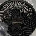 Amazon Basics Air Circulator Desk Fan for Bedroom, Home and Office, 90-Degree Tilt Head, 3 Speed Settings, Cooling, 35 Watts, Black, 11.1"W x 6.3"D x 10.9"H