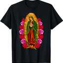 Our Blessed Virgin Mary Of Guadalupe
Our Lady Virgen De Guadalupe Saint Virgin Mary T-Shirt,2 XL