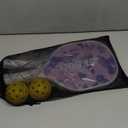 Pickleball Paddles Set, 4 Premium Rackets with 2 Balls, Mesh Bag for Indoor and Outdoor Play, Blue