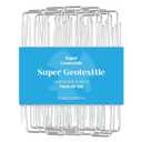 Landscape Staples - Heavy Duty 11 Gauge Galvanized U-Shaped Sod Pins for Weed Barrier and Landscaping Fabric Stakes - 1" x 6" (100 pcs)