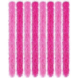 Jexine 8 Pcs Feather Boas Bulk Artificial Fluffy Boas Decor for Wedding Costume Dress Tea Party Supplies