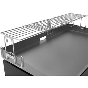 Universal Griddle Warming Rack Adjustable for Blackstone 17" 22" 28" 36" Griddles Accessories, for Royal Gourmet, Cuisinart, Pit Boss, Camp Chef & Most 17''~ 36'' Griddles, Stainless Steel BBQ Rack