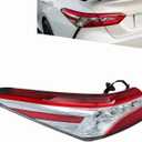 LABLT Driver Side Tail Light Assembly Replacement for Camry XSE/XLE 2018 2019 2020 Left Side Tail Light Assembly Replacement for 81560-06730 8156006730