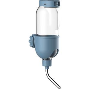 Pet Water Bottle for Cage Crate 26oz Non-Drip Water Dispenser for Small Animal Rabbit Bunny Guinea Pig Chinchilla Ferret Squirrel Hedgehog (Blue, 26oz)