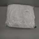 Twin Bed Skirt, Wrap-Around Elastic Ruffled Eyelet Bed Skirt Twin Size Dust Ruffle with Gathered Styling and Embroidered Details, 18" Drop Length (White)