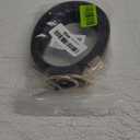 JASGOOD Women Leather Belt, Reversible Belt, Leather Waist Belt for Jeans Dress with Gold Double O Ring Rotate Buckle