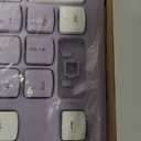 Wireless Keyboard and Mouse Combo, Full Sized Wireless Keyboard and Adjustable DPI Mouse, 2.4GHz USB Receiver, Silent Keyboard and Mouse for PC, Windows, MAC, Desktop, Laptop(Purple)