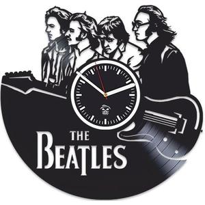 Rock Music Band, The Beatle, Paul, John Lenn, Vinyl Wall Clock, Handmade Best Gift for Musician, Vinyl Record Clock, Silent 12 Inch, Wall Clock Modern, Gift for Him