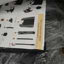 Microphone Isolation Shield, Foam Protection with Pop Filter, Tripod Stand, Foldable Design