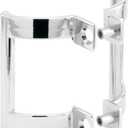 Prime-Line M 6158 Diecast Shower Door Handle Set for Shower Doors or Tub Enclosure, 2 Hole Center, Chrome (Single Pack)