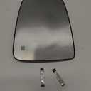 Driver Left Side Heated Mirror Glass Compatible with 2009-2018 Dodge Ram 1500 2500 Ram Driver Side Heated Mirror Glass Convex 68050299AA, 68079363AA