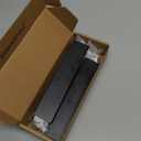 Peaha 5 Pack Kitchen Cabinet Handles 6-1/4 inch Black Pulls for Dresser Drawers Door Edge Finger Pull Aluminum Alloy Hardware