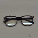 Oversized Square Blue Light Blocking Glasses for Women Men, Anti-Fatigue Computer Monitor Gaming Glasses Reduce Eye Strain(Black)